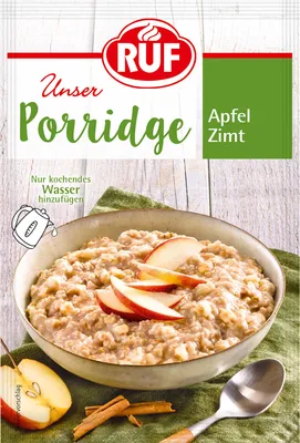 Produktbild von RUF Porridge Apfel Zimt 65g