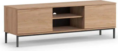 Obrázek produktu pro Dvoudvířkový TV stolek NIXI - dub rockford hickory
