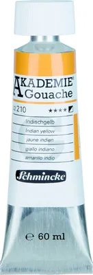 Produktbild von Schmincke 60ml AKADEMIE Gouache Indischgelb Gouache 22 210 011