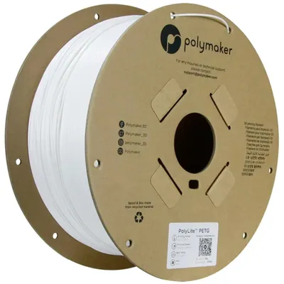 Image de Filament PETG, 1,75 mm, blanc, 3 kg