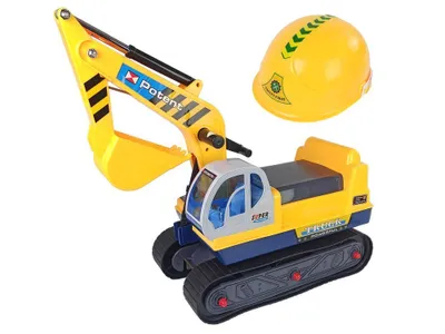 Immagine prodotto di Elmetto da cantiere grande per escavatore giallo