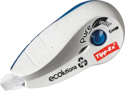 Produktbild von TIPP-EX 9122341, Blau, Elfenbein, 6 m, 5 mm, 72%, 21 mm, 65 mm