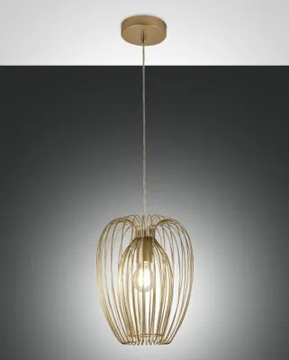 Produktbild von Fabas Luce Pendelleuchte Camp E27 Ø250mm Gold
