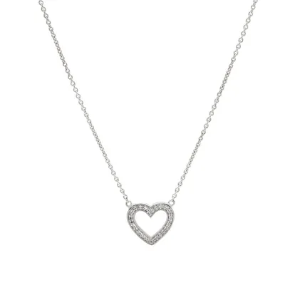 Produktbild von THOMAS SABO Collier Silber Zirkonia Herz KE1554-051-14