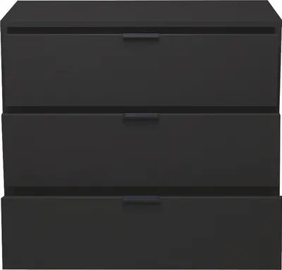 Produktbild von Kommode Beistellschrank Schubladenkommode Standschrank "Boulder III" Anthrazit Bodengleiter