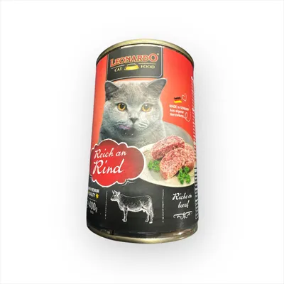 Produktbild von Leonardo Nassfutter - Reich an Rind - 6 x 400 g