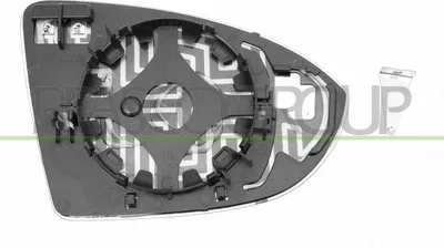 Produktbild von PRASCO Spiegelglas Außenspiegel Links für VW Touran (5T1) Beheizbar Asphärisch VG7217514