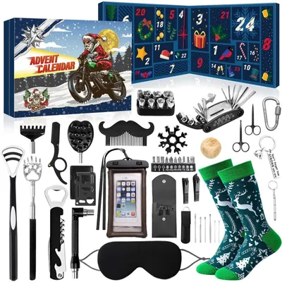 Productafbeelding van Adventskalender met gereedschap voor tieners en mannen, 2026, met 24 handige gadgets