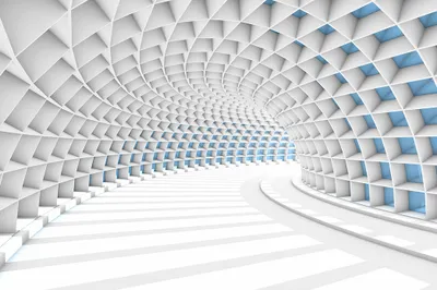 Produktbild von Muralo Fototapete 3D Effekt 360 (B) x 240 (H) cm Vlies Wand Tapete Tunnel Abstraktion Optische Täuschung 3D Optik Wohnzimmer Schlafzimmer moderne Wandbild