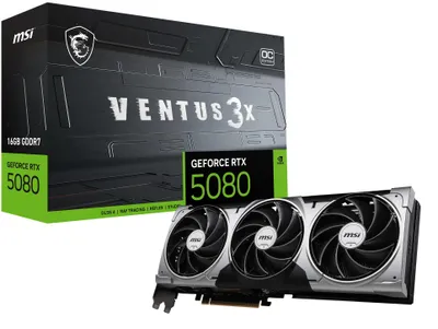 Productafbeelding van graphics card MSI RTX 5080 16G VENTUS 3X OC