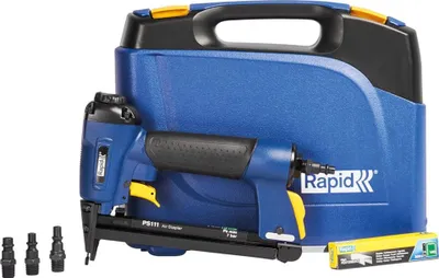 Produktbild von Rapid Druckluft-Tacker PS111 blau im Koffer