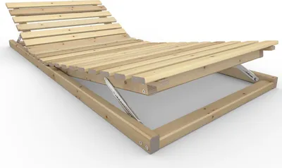 Produktbild von Ergonomischer Holzrahmen Kopf- und Fußteil verstellbar ''Ergo-Eva'' 70 200 Zirbe