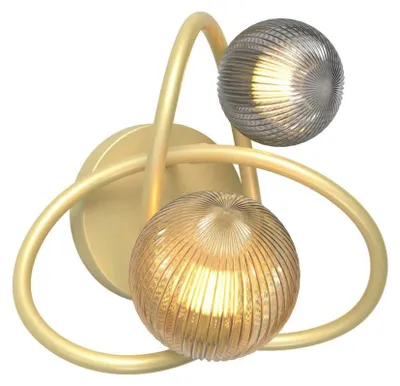 Produktbild von ZUMALINE MB4922-2-EGBDN ARLON Wandleuchte Gold
