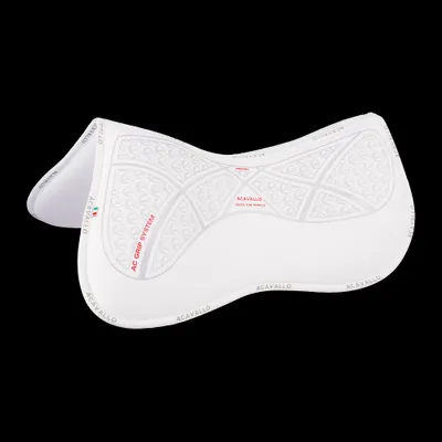 Produktbild von Acavallo Memory Foam Half Pad mit Grip - weiß, Größe:L
