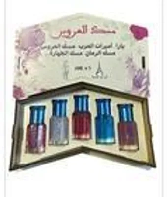 Produktbild von Musk Al Tahara Rumman ( granatapfel ) + Musk Al Tahara +Yara +Ameerat Al Arab+Musk Al Aroosah  s Geschenkset  5 X 6ml Parfümöl