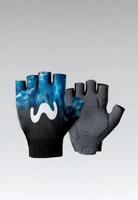 Produktbild von GOBIK Fingerlose Fahrradhandschuhe - VIPER MOVISTAR TEAM 2025 - Blau/Schwarz/Weiß 2XL