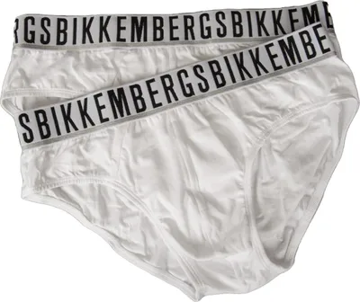 Obrázok produktu pre Bikkembergs Pánske nohavice ESSENTIAL BRIEFS BI-PACK White