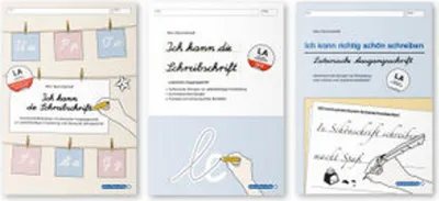 Image de Ich kann die Schreibschrift LA + Übungsheft 1 und 2 - Lateinische Ausgangsschrift - 3 Hefte im Set