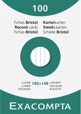 Produktbild von Exacompta 13809B, Weiß, Liniertes Papier