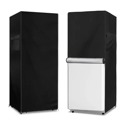 Produktbild von Gefrierabdeckung Außenbereich, Schutzhülle Kühlschrank, Kühlschrank Abdeckung, Staubdichte Abdeckung, Oxford Tuch Staubabdeckung, 61x76x170cm