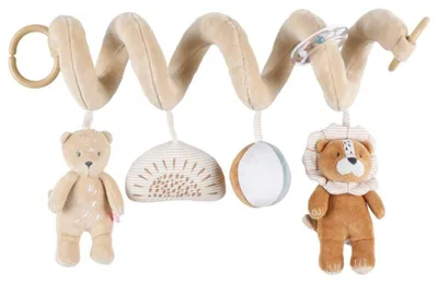 Productafbeelding van Noukie's - Babyspeelboog Babou & Kendi - Educatief speelgoed van velours - Geschikt voor