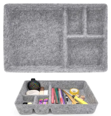 Produktbild von Schubladenorganizer aus Filz, waschbares Aufbewahrungsbox-Set, ideal als Aufbewahrungslösung.