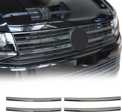 Immagine prodotto di Modanature griglia radiatore Modanature griglia per VW T6 2015-2019 Trendline cromo scuro 4x