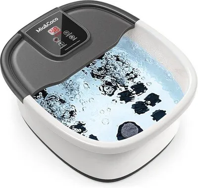 Imagen del producto de Baño de pies con masaje y calor, eléctrico, con control de temperatura y burbujas