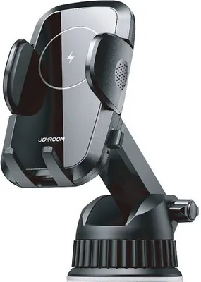 Produktbild von Joyroom Uchwyt samochodowy na deskę rozdzielczą Ładowarka bezprzewodowa Qi 15W Czarny (JR-ZS241)