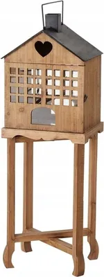 Produktbild von Dekorative Gartenlaterne aus Holz 105 cm