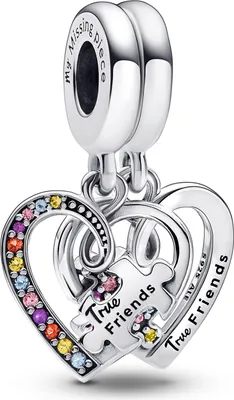 Immagine prodotto di Ciondolo Pandora 792239C01 Puzzle Piece Hearts Friendship Moments Argento 925