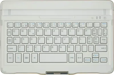 Produktbild von Samsung Galaxy Tab S 8.4 T700 T705 Bluetooth Tastatur QWERTZ EJ-CT700, weiß