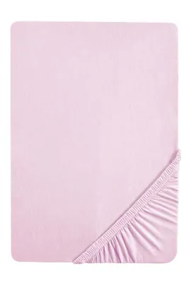 Produktbild von biberna Spannbettlaken 180x200 cm bis 200x200 cm, Spannbetttuch Stretch Jersey, lila indigo