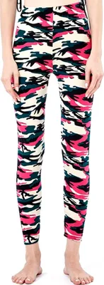 Produktbild von Stylische Camouflage-Leggings in Rosa - M/L KP34925