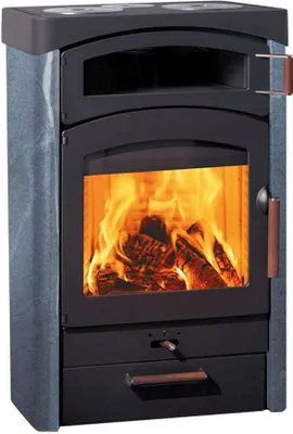 Produktbild von AUSTROFLAMM Kaminofen | Pallas Back | Specksteinmantel | 9kW