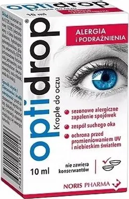Produktbild von Optidrop Alergia I Podrażnienia, krople do oczu, 10 ml