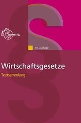 Produktbild von Wirtschaftsgesetze Textsammlung