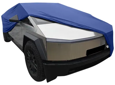 Image de Housse de voiture intérieure adaptée à Tesla Cybertruck Bleu NEU Bâche de