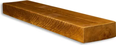Produktbild von levandeo Wandregal Holz Massiv 100x20cm Teak Farbig Wandboard Regal Vintage Bord