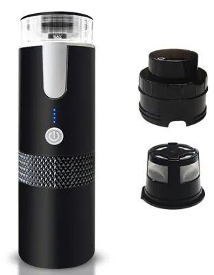 Espressomaschine, 170 ml, 2-in-1, 1200 mAh Akku, tragbar