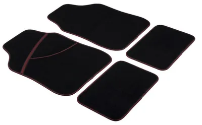 Image de All Ride Tapis de voiture universel set de 4 - 66 x 44 cm / 28 x 42 cm - Noir