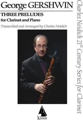 Zdjęcie produktu dla Musiknoten: 3 Preludes für Klarinette und Klavier, A-Klarinettenstimme in e-Moll