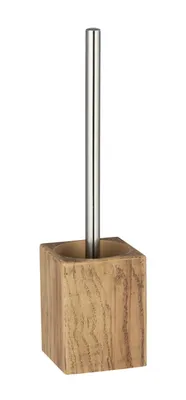Produktbild von WENKO WC Garnitur MARLA Toiletten Bürsten Klo Halter Holz Optik Bad Gäste WC