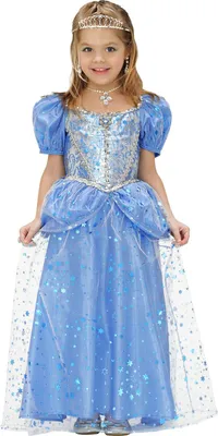 Produktbild von Bella Prinzessin Kinderkostüm blau