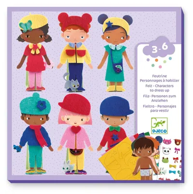 Image de Jeu créatif : Habille et accessoirise les personnages, Djeco
