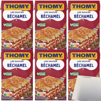 Produktbild von Thomy Les Bechamel-Sauce 6er Pack (6x250ml Packung) + usy Block