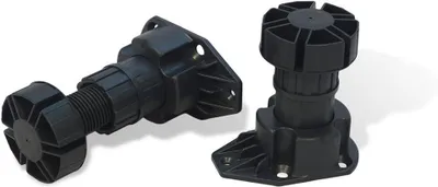 Produktbild von 10 Stück verstellbare Möbelfüße 70-95 mm
