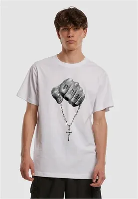 Image de T-shirt pour homme Mr. Tee « Faith Meets Strength » blanc - XXL