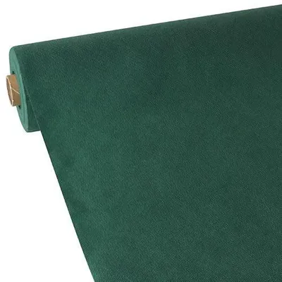 Produktbild von Papstar Tischdecke, stoffähnlich, Vlies "soft selection" 40 m x 1,18 m dunkelgrün, 3 x 1 Rolle