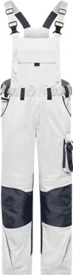 Produktbild von Workwear Pants with Bib - STRONG - white/carbon, Gr. 94